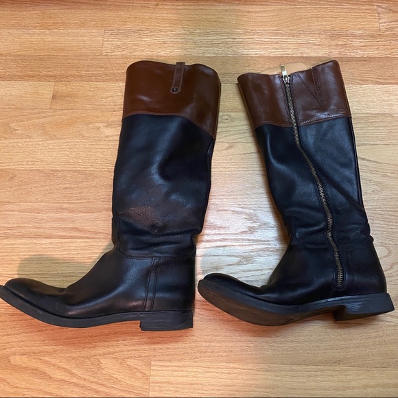 Enzo Angliolini 8 Riding boots black and brown - Picture 9 of 13